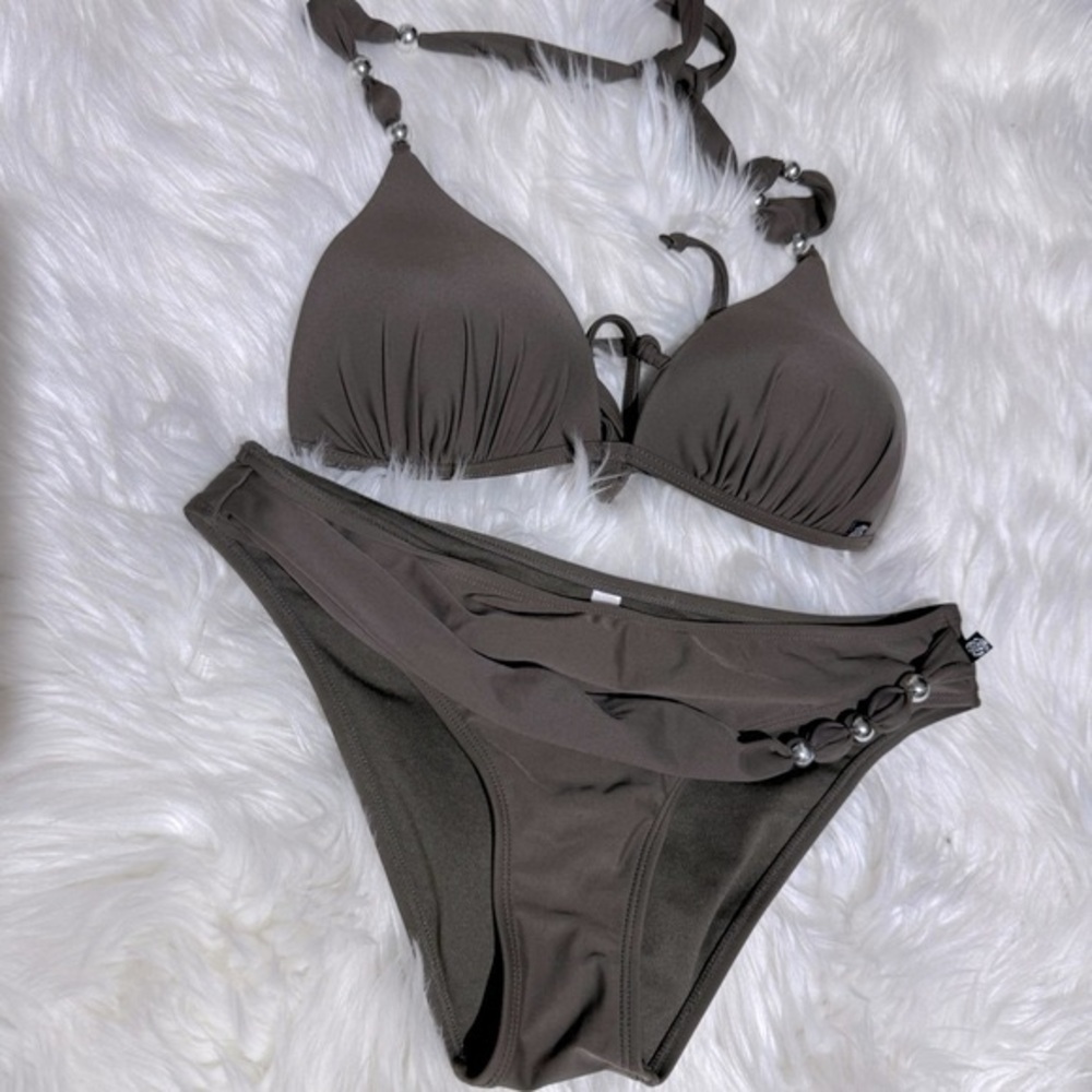 La vie en rose brown bikini